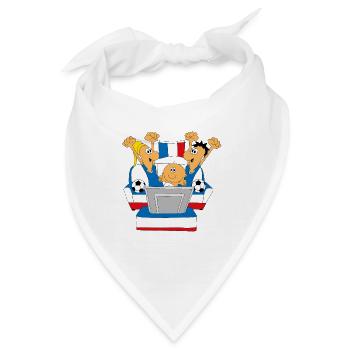 FRANKREICH - FUßBALL - WELTMEISTERSCHAFT - FANS - Bandana - Weiß - Vorne