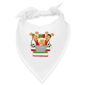 FUßBALL - WELTMEISTERSCHAFT - PORTUGAL - FANS - Bandana - Weiß - Vorne