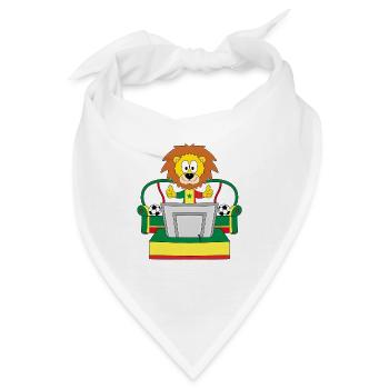 FUßBALL - WELTMEISTERSCHAFT - SENEGAL - LÖWE - Bandana - Weiß - Vorne
