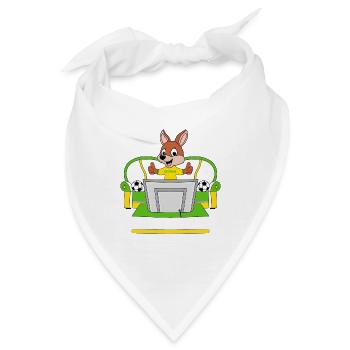 KÄNGURU - FUßBALL - AUSTRALIEN - WELTMEISTERSCHAFT - Bandana - Weiß - Vorne