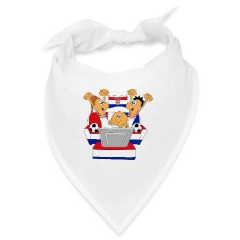 KROATIEN - FUßBALL - WM - WELTMEISTERSCHAFT - FANS - Bandana - Weiß - Vorne