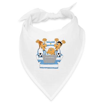 ARGENTINIEN - WM - WELTMEISTERSCHAFT - FUßBALL - Bandana - Weiß - Vorne
