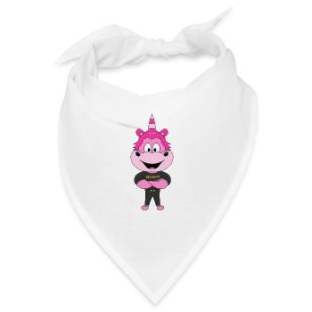 EINHORN - SECURITY - BODYGUARD - TÜRSTEHER - Bandana - Weiß - Vorne