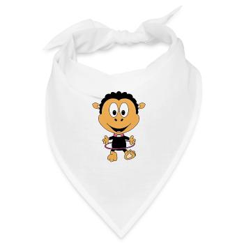 SCHWARZES SCHAF - HULA-HOOP - FITNESS - SPORT - Bandana - Weiß - Vorne