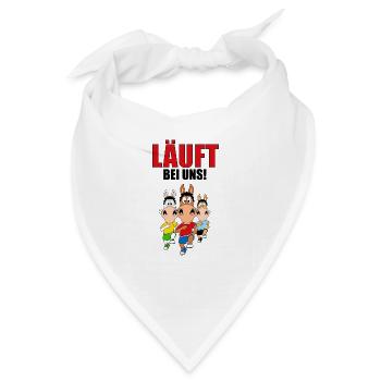 PFERDERENNEN - PFERDE - SPORT - RENNPFERDE - Bandana - Weiß - Vorne