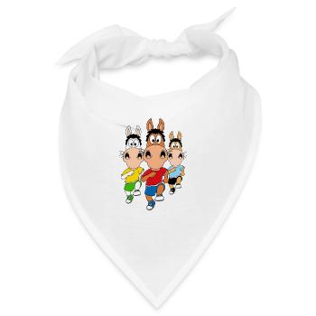 PFERDERENNEN - PFERDE - PFERD - PONYS - LAUFEN - Bandana - Weiß - Vorne