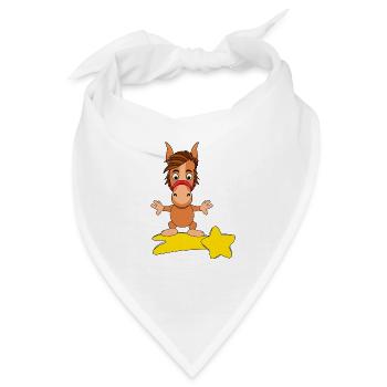 STERNSCHNUPPE - PFERD - Bandana - Weiß - Vorne