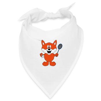 FEDERBALL - FUCHS - Bandana - Weiß - Vorne
