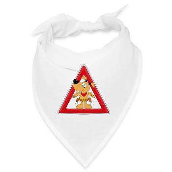 ACHTUNG COWBOY - HUND - Bandana - Weiß - Vorne