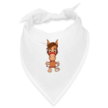 PONY - PFERD - Bandana - Weiß - Vorne