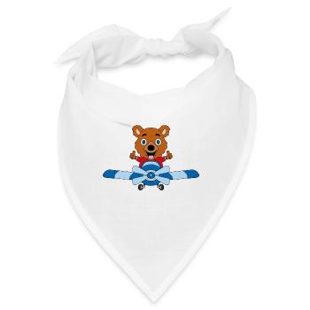 PILOT - BÄR - Bandana - Weiß - Vorne