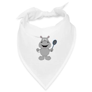 NILPFERD - HIPPO - Bandana - Weiß - Vorne