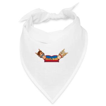 PFERDE - PONYS - PFERD - PONY - SOFA - CHILLEN - Bandana - Weiß - Vorne