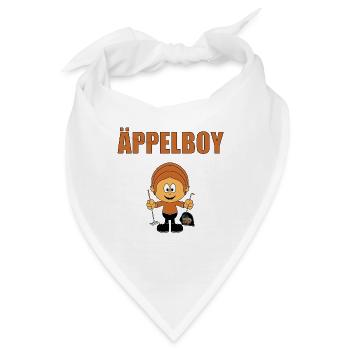 ÄPPELBOY - JUNGE - AUSMISTEN - STALL - PFERD - Bandana - Weiß - Vorne