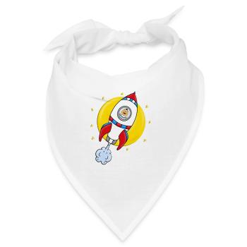 WELTRAUM - RAUMSCHIFF - ASTRONAUT - Bandana - Weiß - Vorne