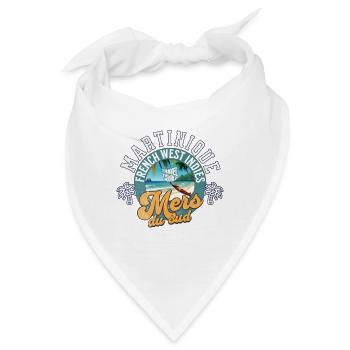 Südsee Martinique 1 - Bandana - Weiß - Vorne