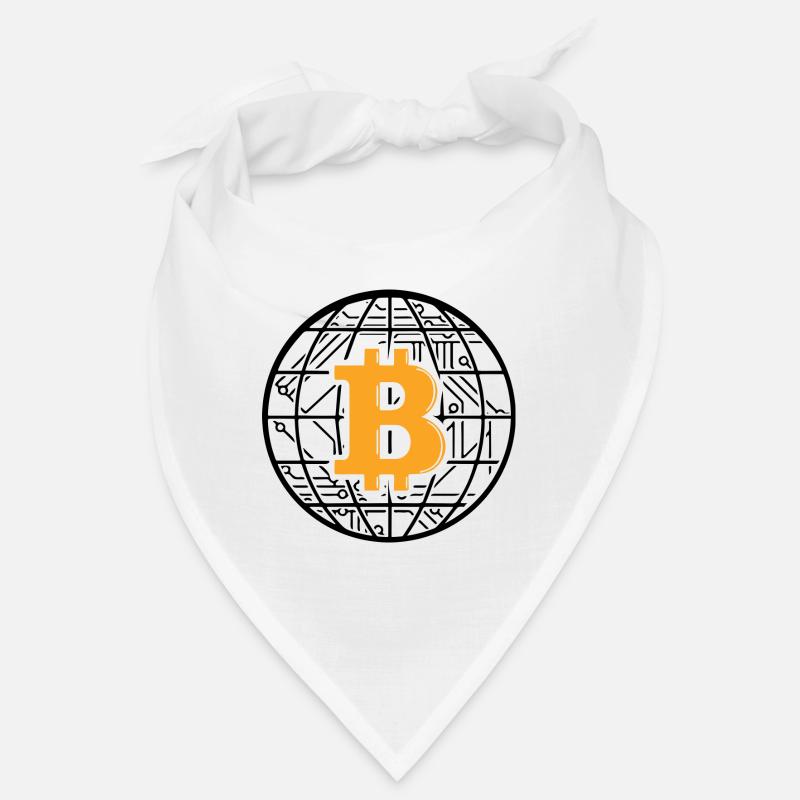 Bitcoin Blockchain Globe Bandana