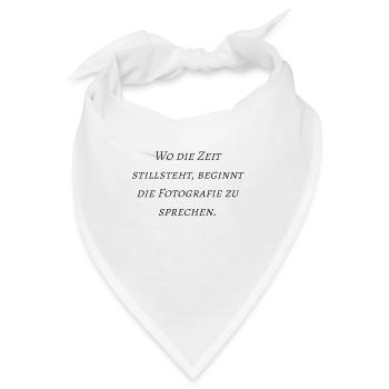 Fotografie - Bandana - Weiß - Vorne