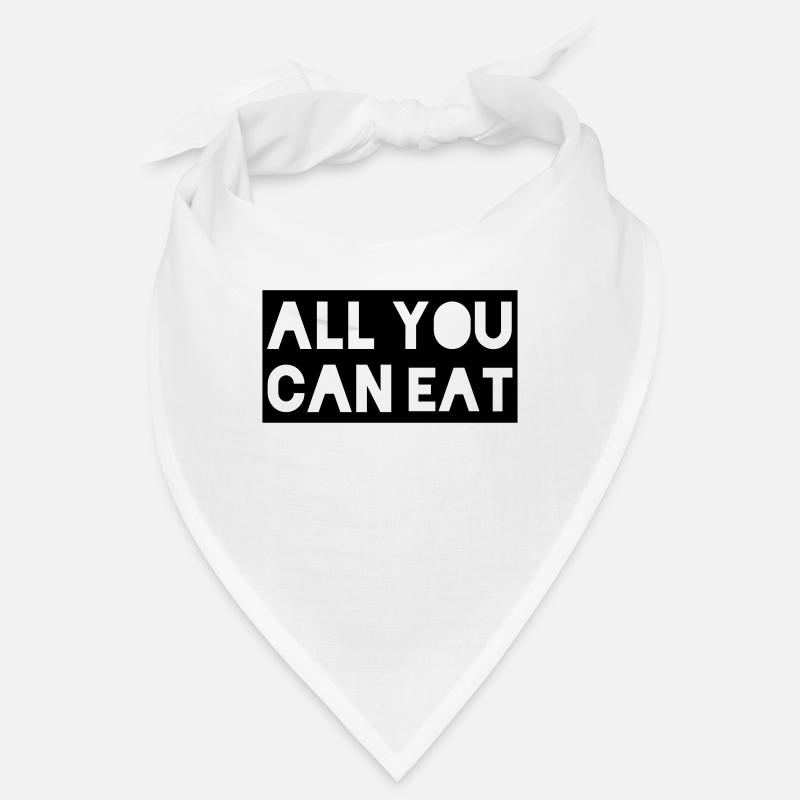 tout ce que vous pouvez manger - Bandana - blanc