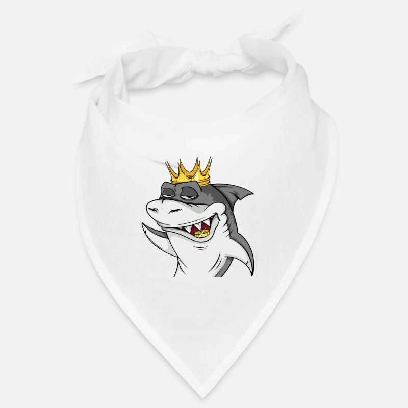 Requin cool avec couronne #4 Cool Sharks Bandana