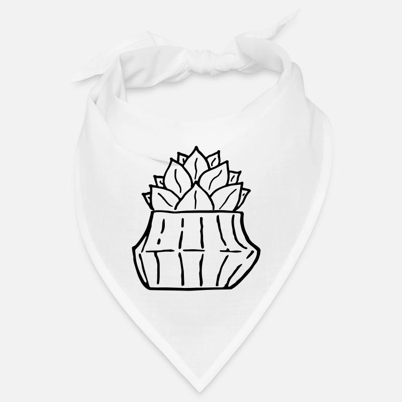 Hand-painted cactus Bandana