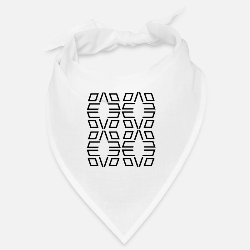 Einzigartige Form - Bandana - Weiß