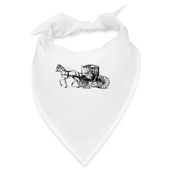 Kutsche - Bandana - Weiß - Vorne