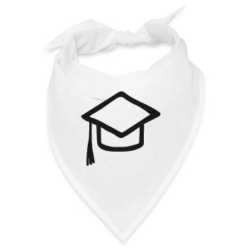 Graduation Hut - Bandana - Weiß - Vorne