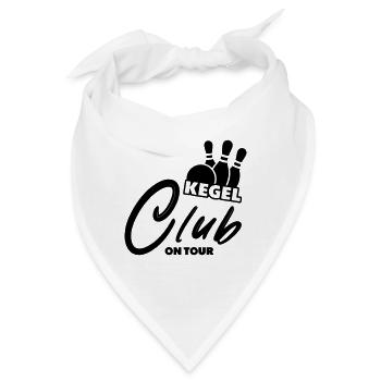 Kegelclub on Tour - Bandana - Weiß - Vorne