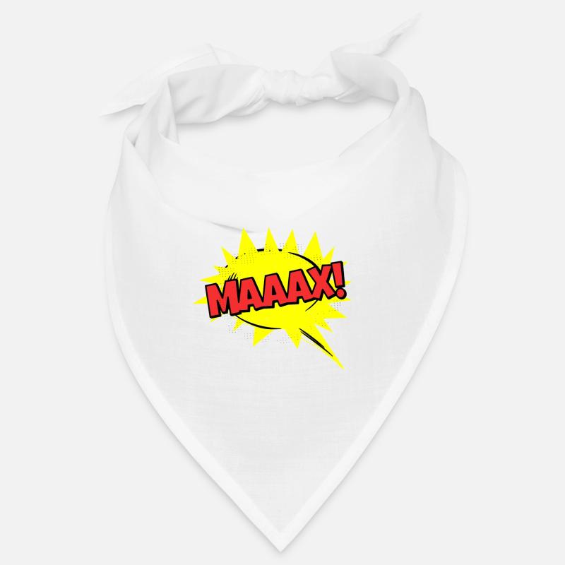 Max Name Funny Speech Bubble Maaax! Bandana