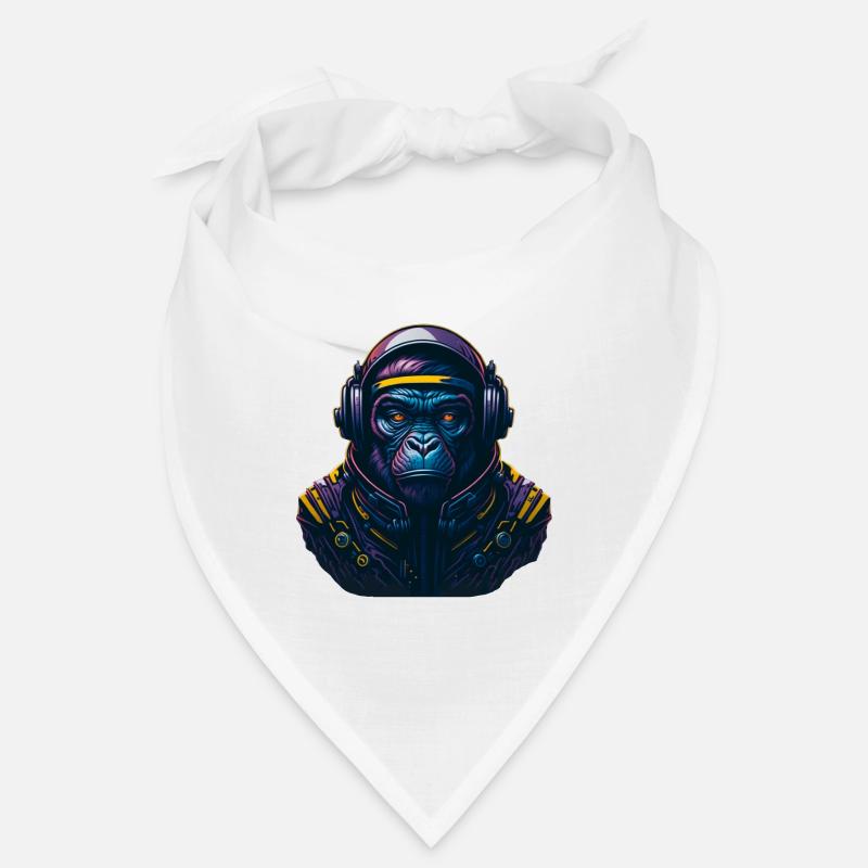 Gorille Astronaute Singe Bandana