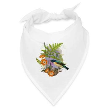 Birds Nest - Bandana - Weiß - Vorne