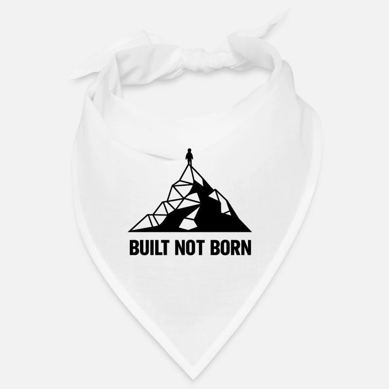 Built Not Born Peak - Bandana - Weiß