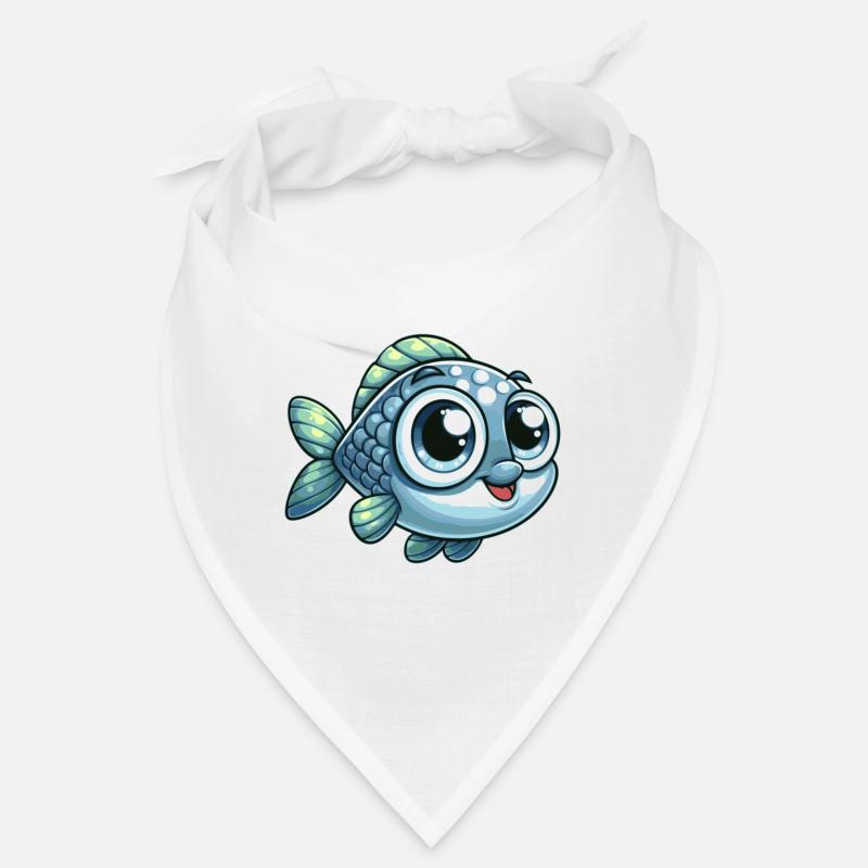 Blue Fish Bandana
