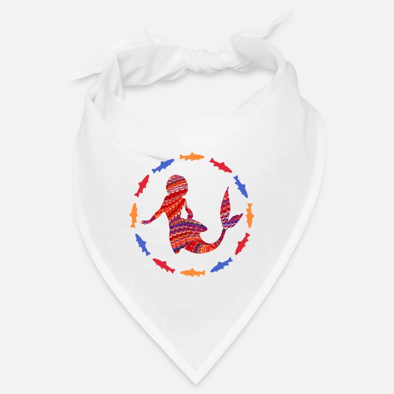 meerjungfrau e 110a - Bandana - Weiß