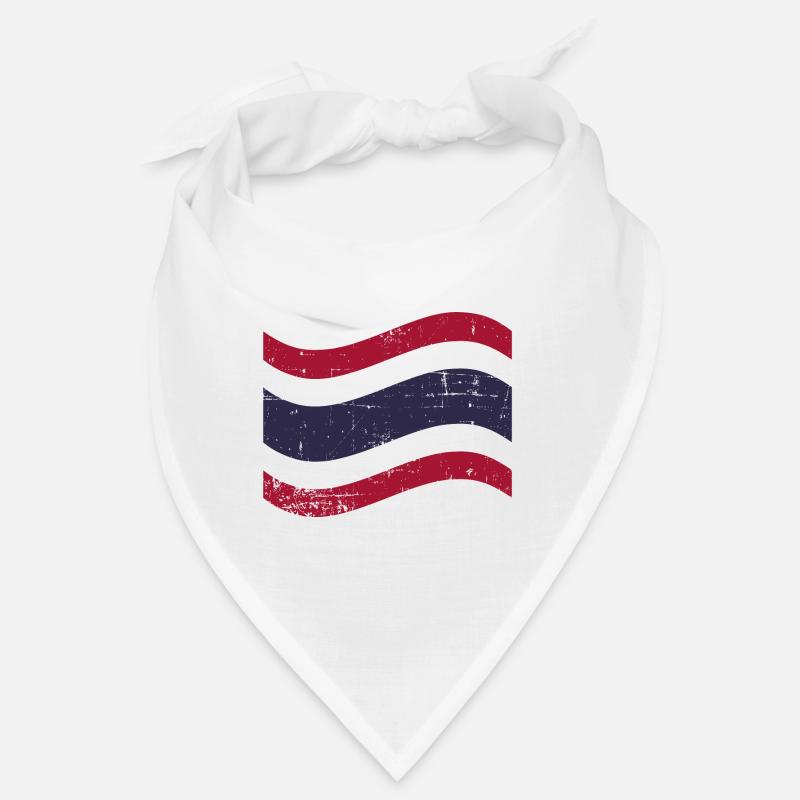 La Thaïlande - Bandana - blanc