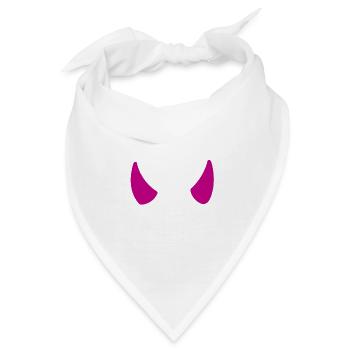 Hörner - Bandana - Weiß - Vorne