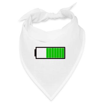 Ladebalken Akku - Bandana - Weiß - Vorne