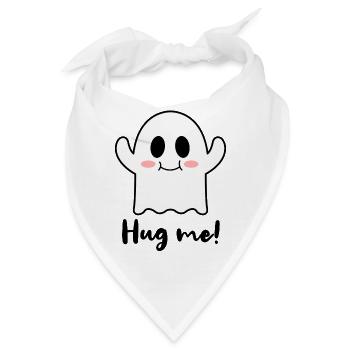 Hug me! süßer Geist - Bandana - Weiß - Vorne