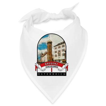 Vorarlberg Bregenz Österreich Souvenir - Bandana - Weiß - Vorne