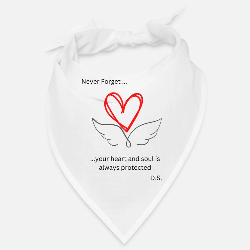 Never forget... - Bandana - Weiß
