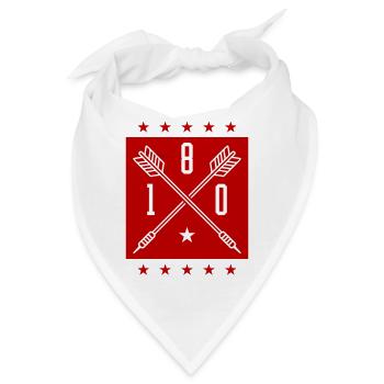 Dartpfeile Darts Symbol - Bandana - Weiß - Vorne