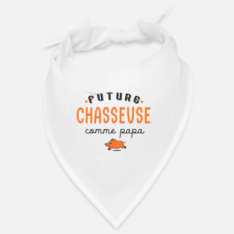 chasse future chasseuse comme papa Bandana