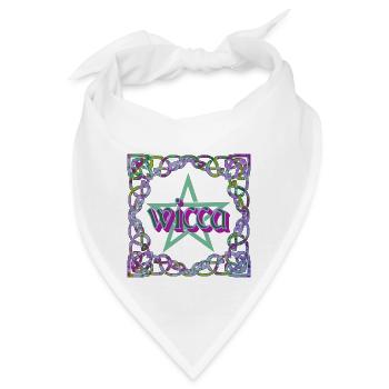 keltischer rahmen wicca e 230 - Bandana - Weiß - Vorne