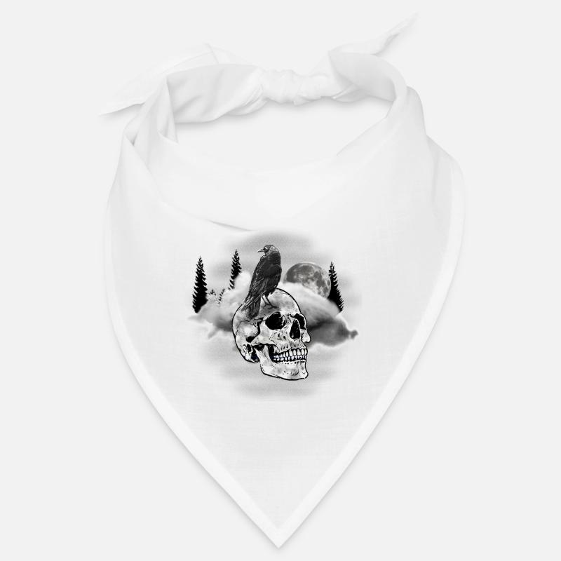 Tobera crow - Bandana - white