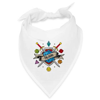 Paladin-RPG - Bandana - Weiß - Vorne