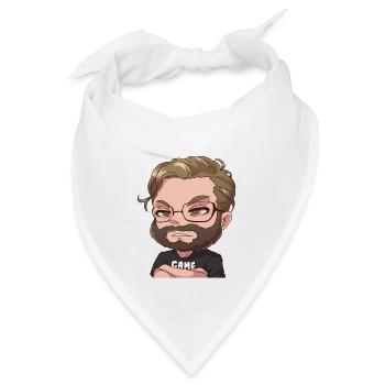 Genervter Manny - Bandana - Weiß - Vorne