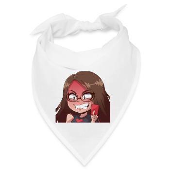Rote Karte!!! - Bandana - Weiß - Vorne