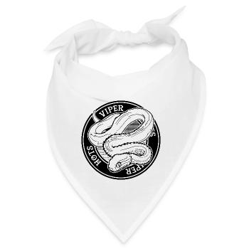 Grube Viper Venomous Snake Besitzer Reptilienhalter - Bandana - Weiß - Vorne