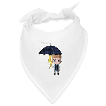 Arashi (Sturm) - Bandana - Weiß - Vorne